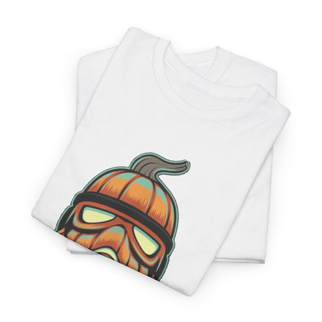 Halloween Pumpkin Mask T-Shirt — Trick or Treat Graphic Tee