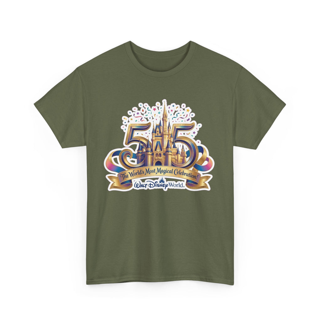 Disney World 50th Anniversary Castle Tee — 'The World's Most Magical Celebration' Souvenir T-Shirt