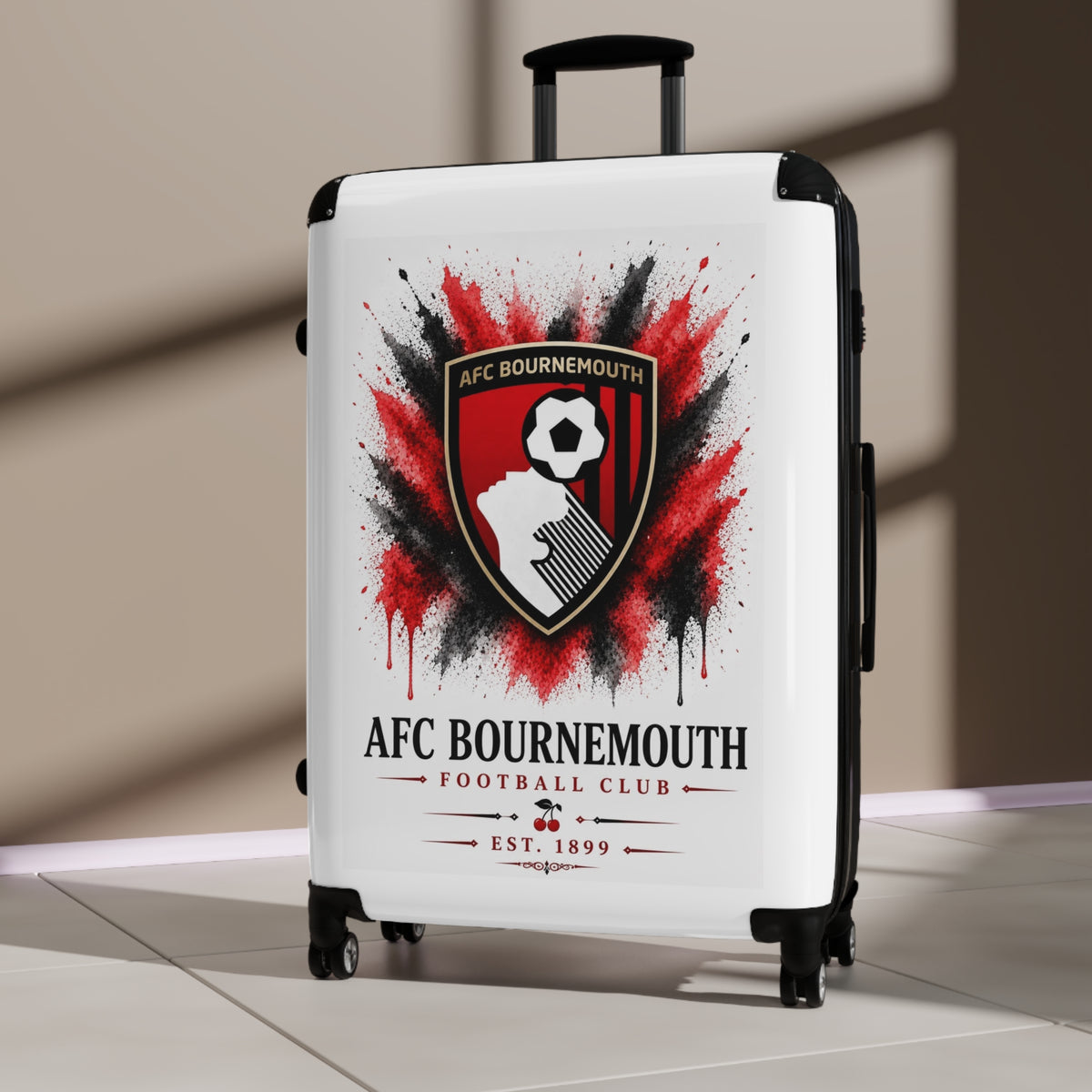 AFC Bournemouth Suitcase – Football Club Crest Cabin Luggage