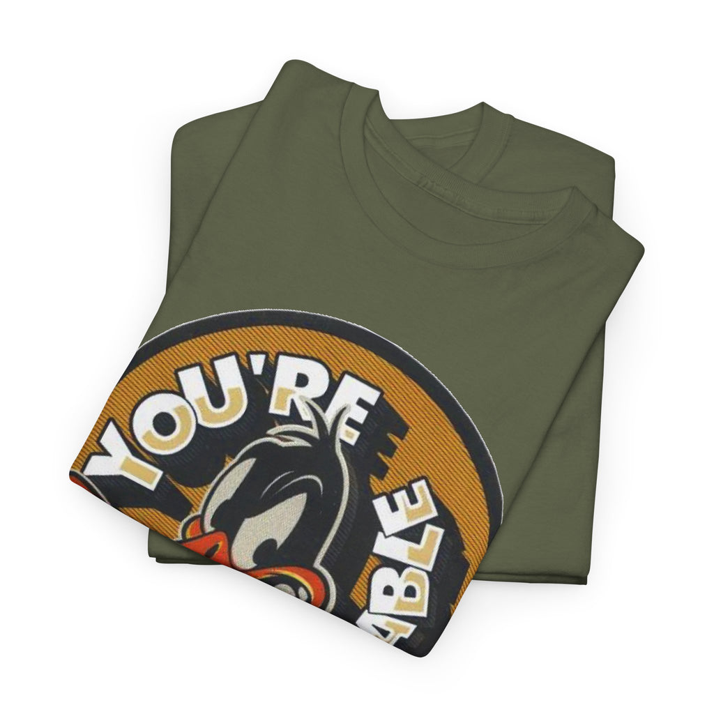 Vintage Daffy Duck Graphic Tee — “You're Despicable” Retro Cartoon Shirt