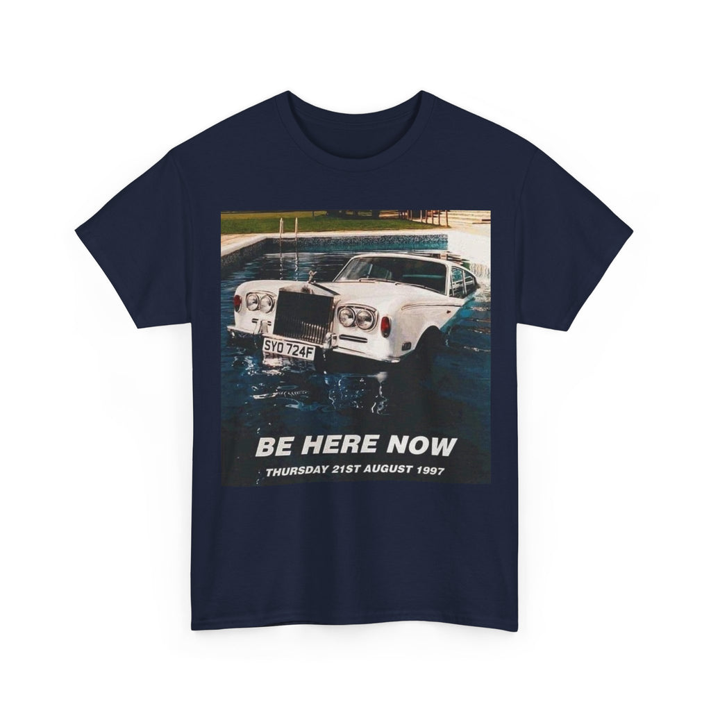 Oasis Be Here Now Vintage Graphic Tee — Retro Aesthetic T‑Shirt (Thursday 21st August 1997)