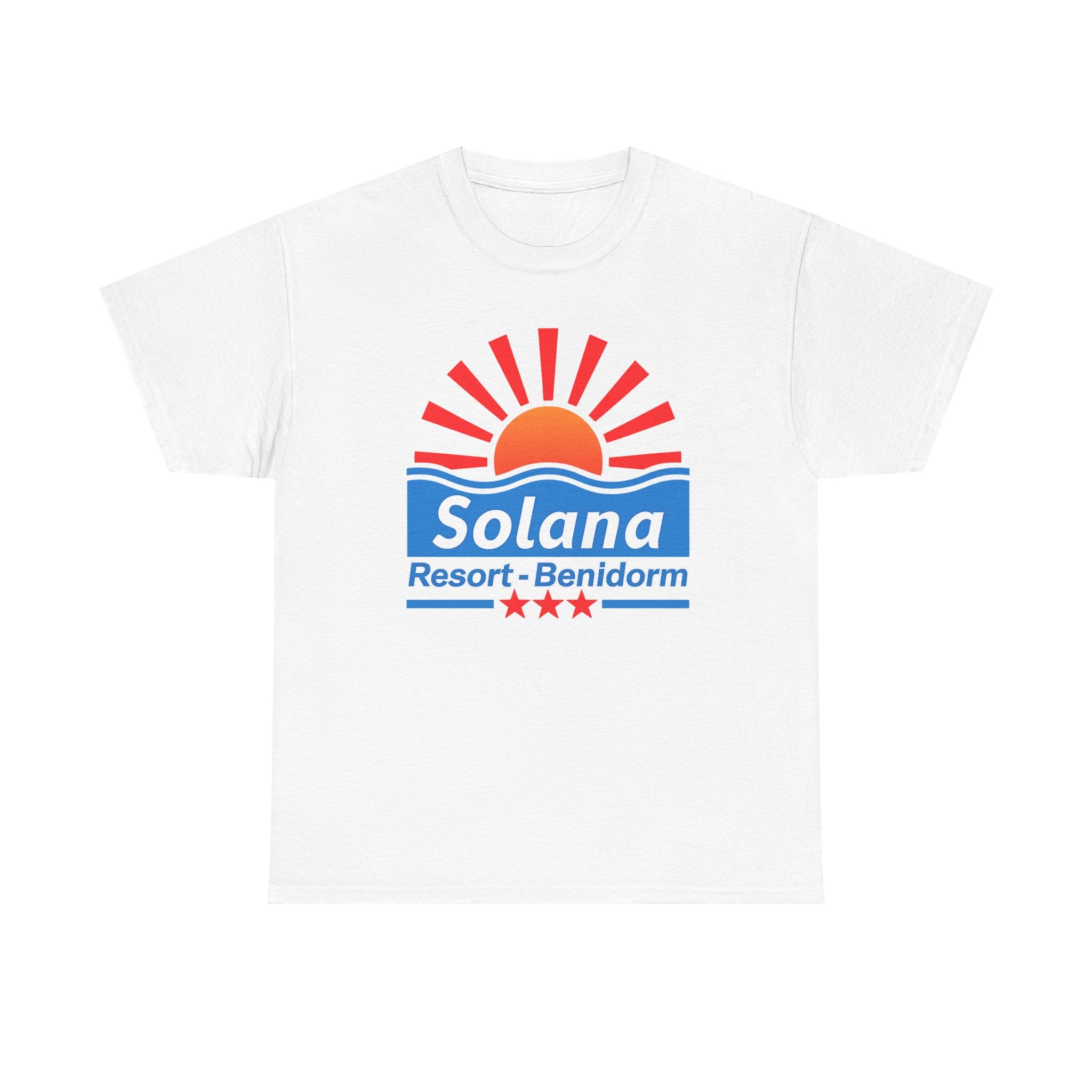 Solana Resort Benidorm T-Shirt — Vintage Beach Sunset Tee