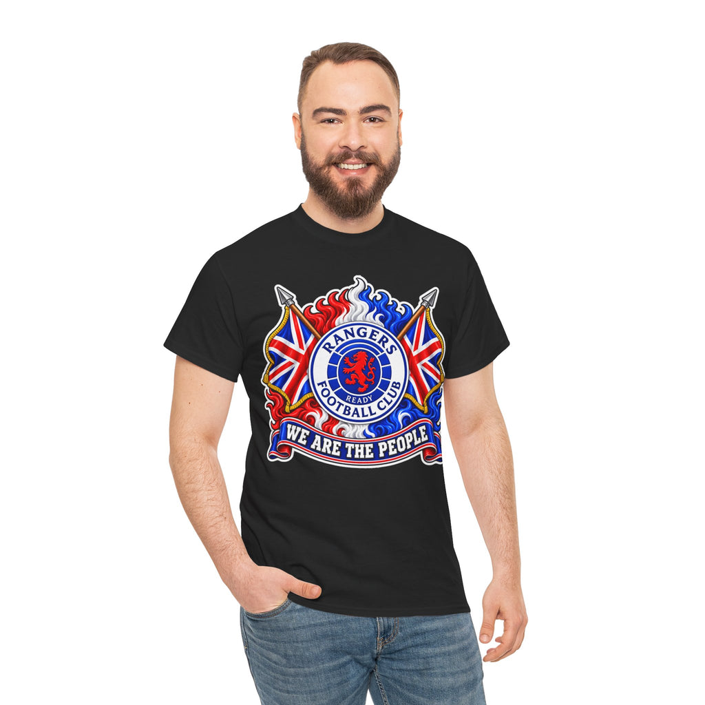 Rangers Football Club Tee — "We Are The People" Crest Cotton T-Shirt