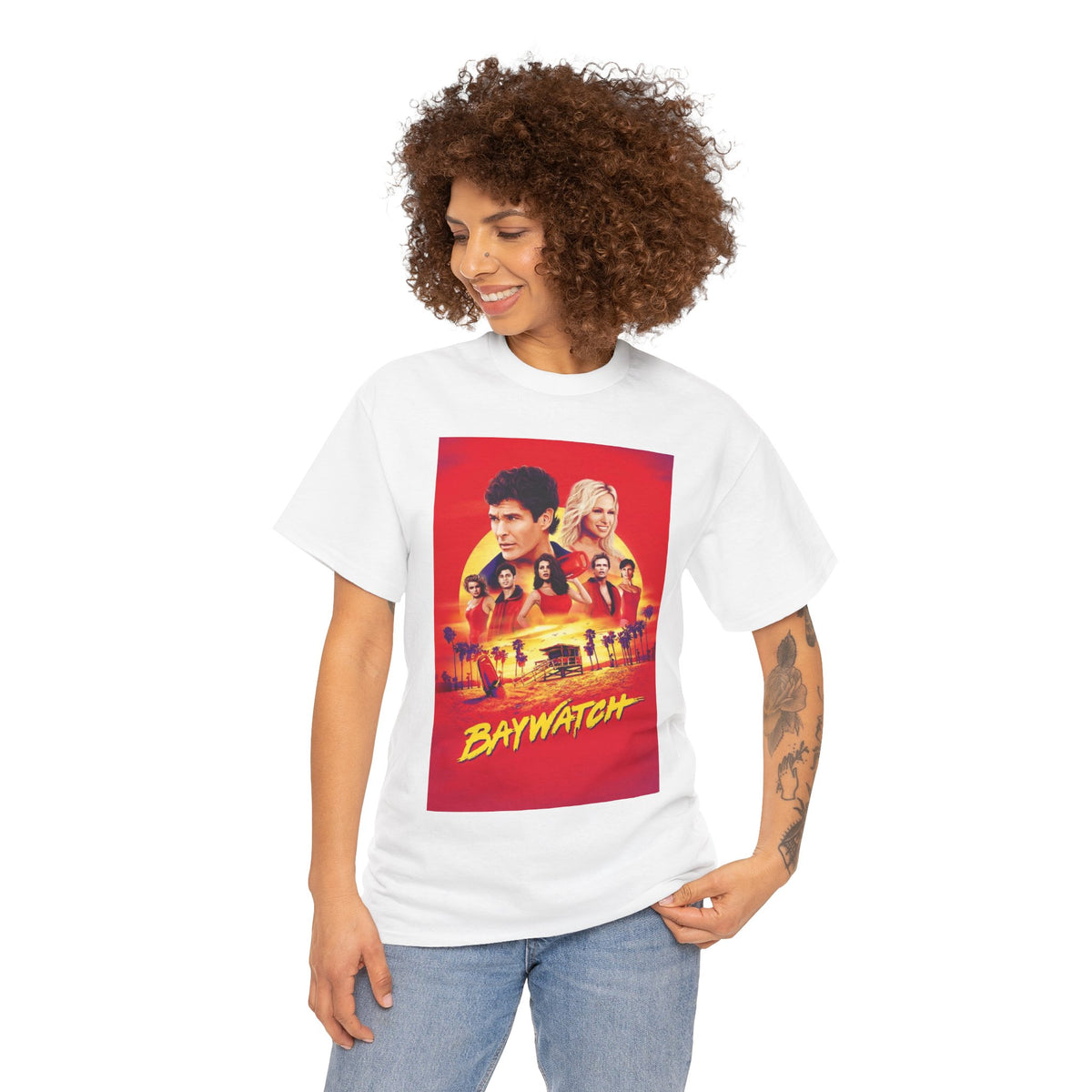 Baywatch Movie Poster Cotton T-Shirt