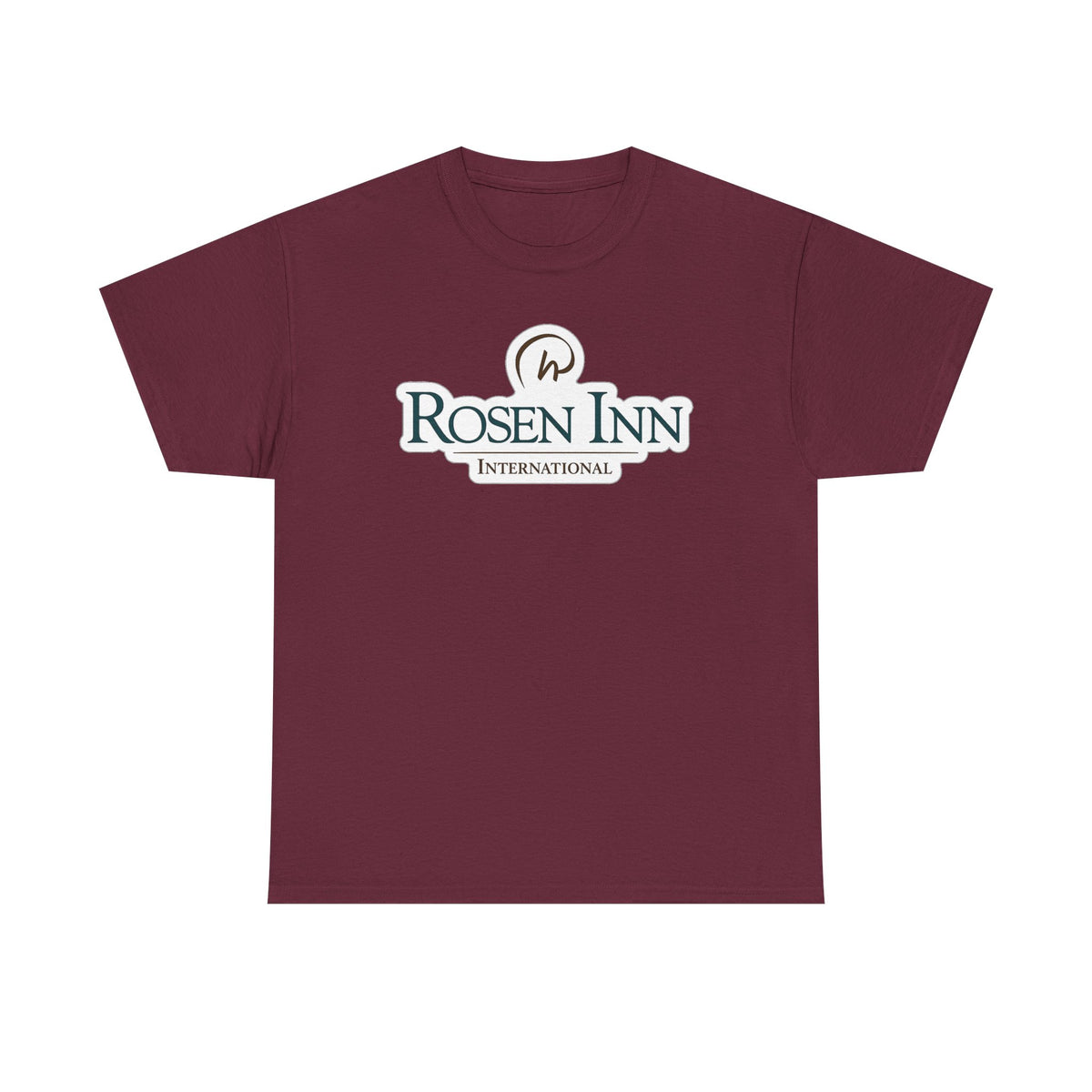 Rosen Inn International Inspired Logo Cotton T-Shirt Tee