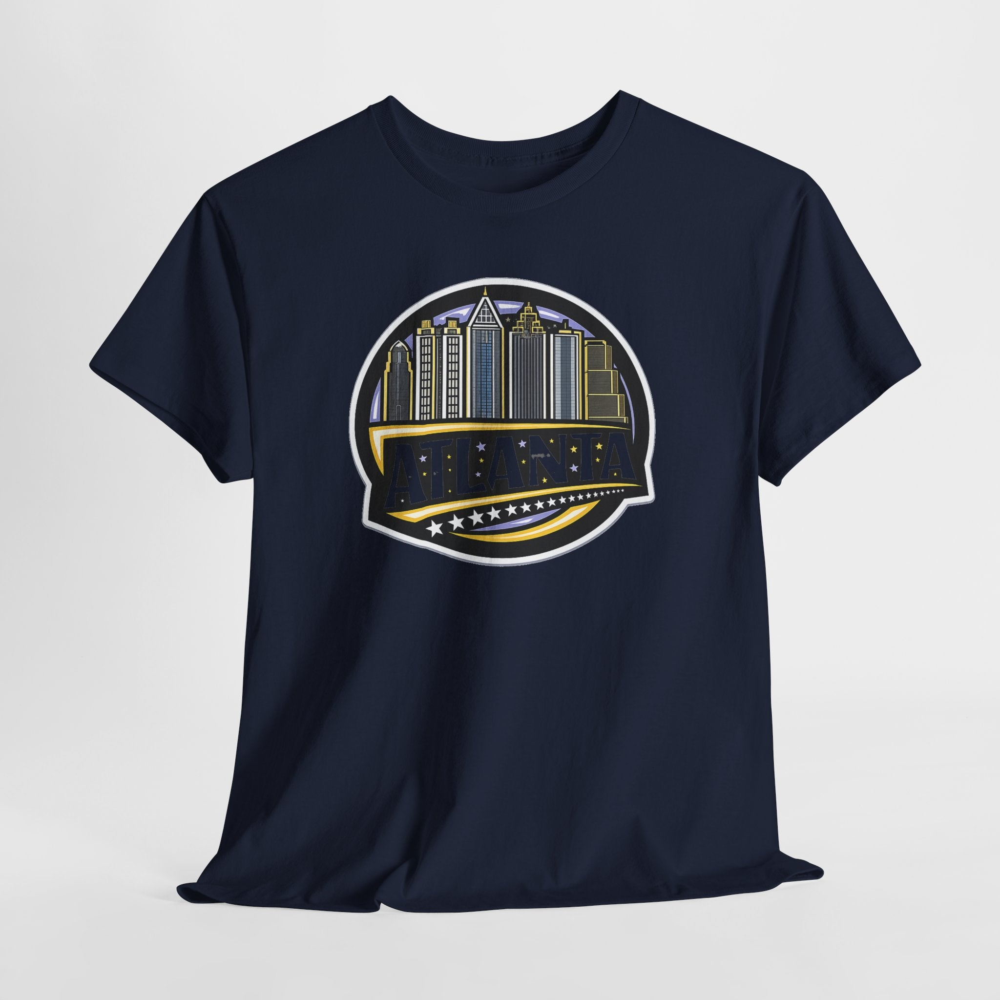 Atlanta Skyline Tee — Vintage City Badge Graphic T-Shirt