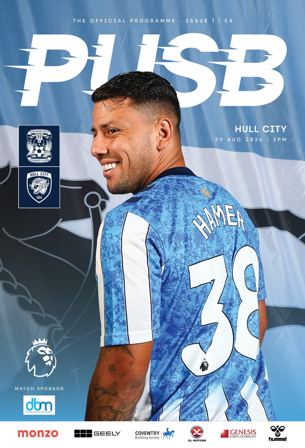 Coventry City 2026/2027 Official Home Matchday Programmes