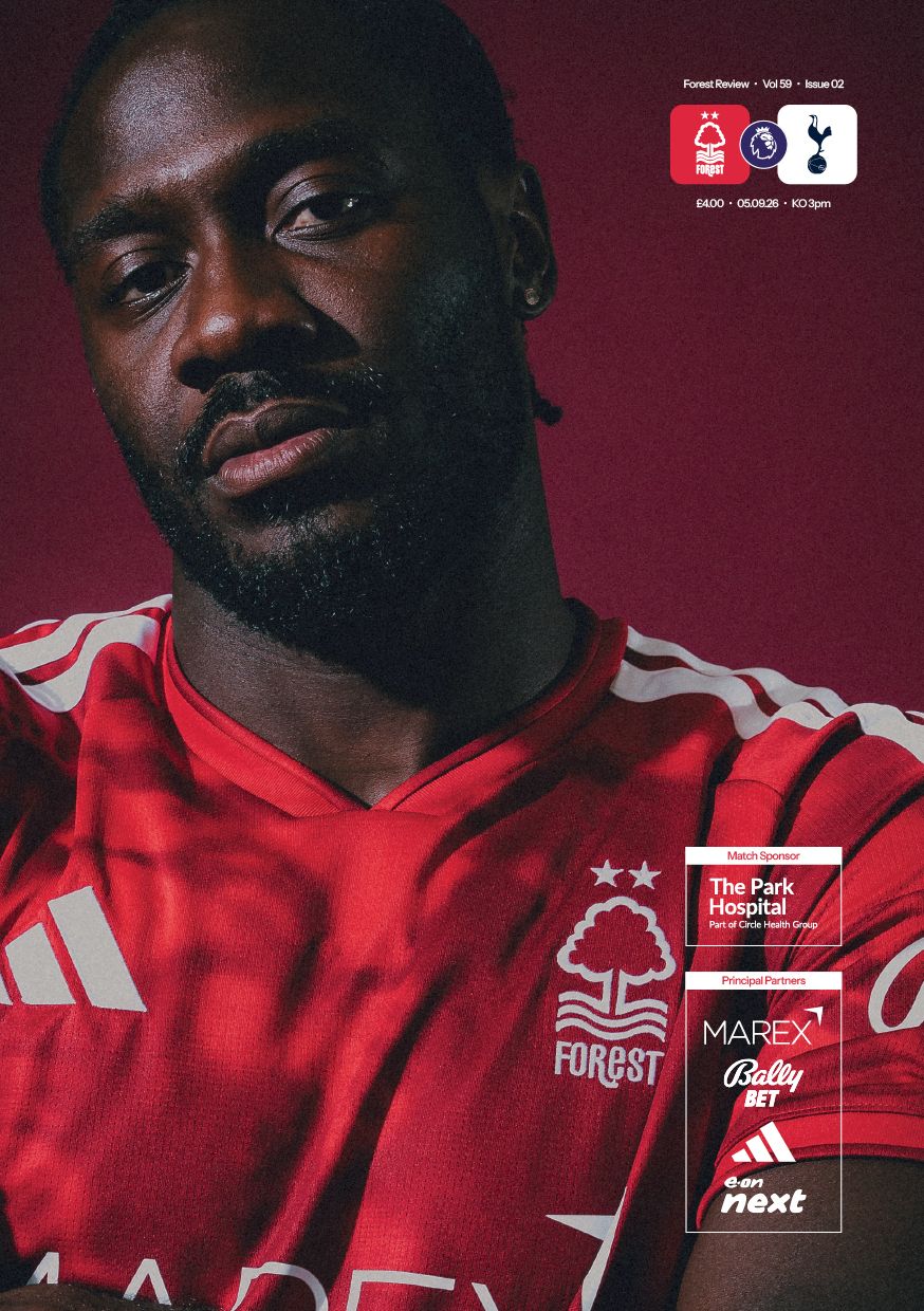 Nottingham Forest 2026/2027 Official Home Matchday Programmes