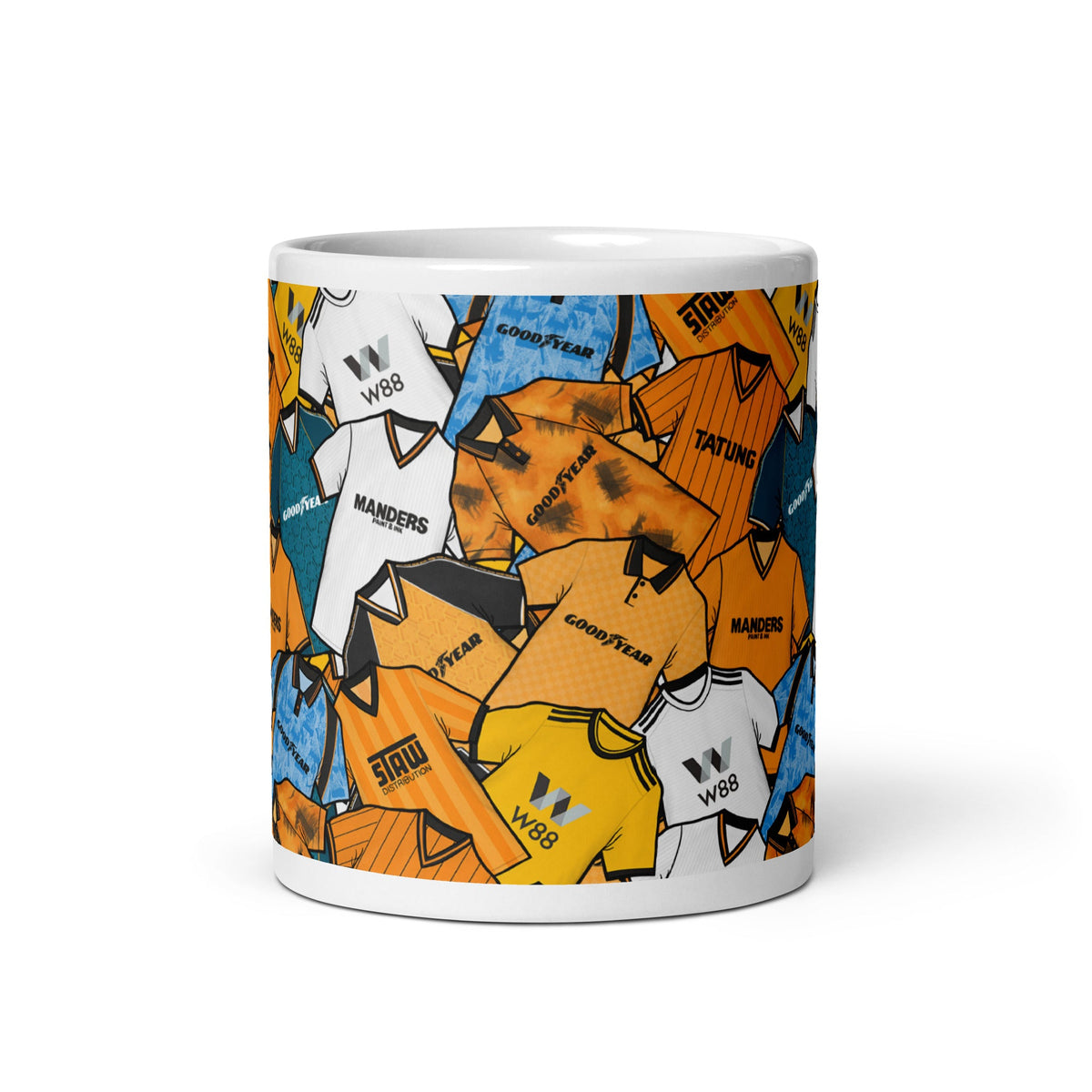 Wolverhampton Retro Shirts Collage Ceramic Football Mug