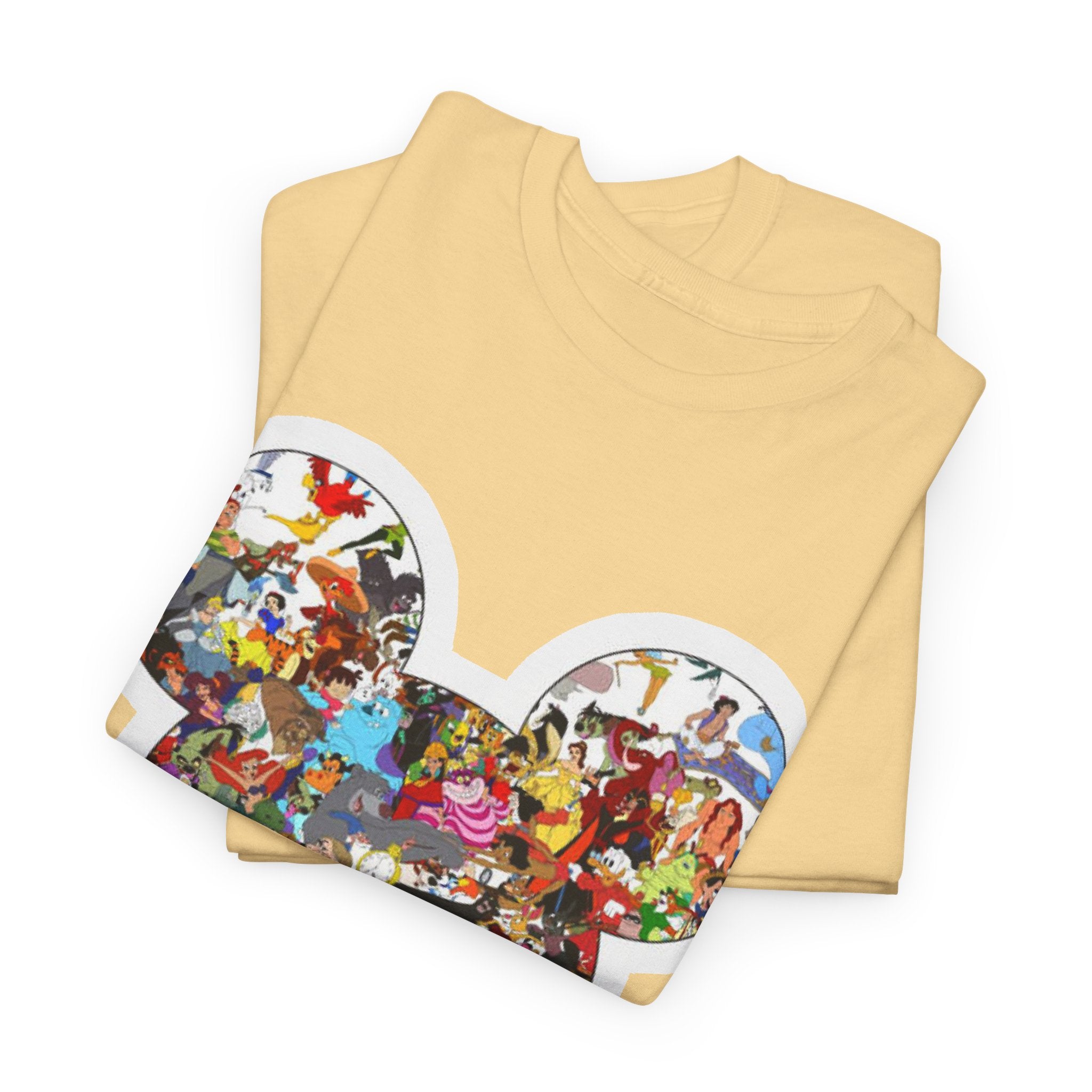 Mickey Collage T-Shirt — Vintage Disney Characters Graphic Tee