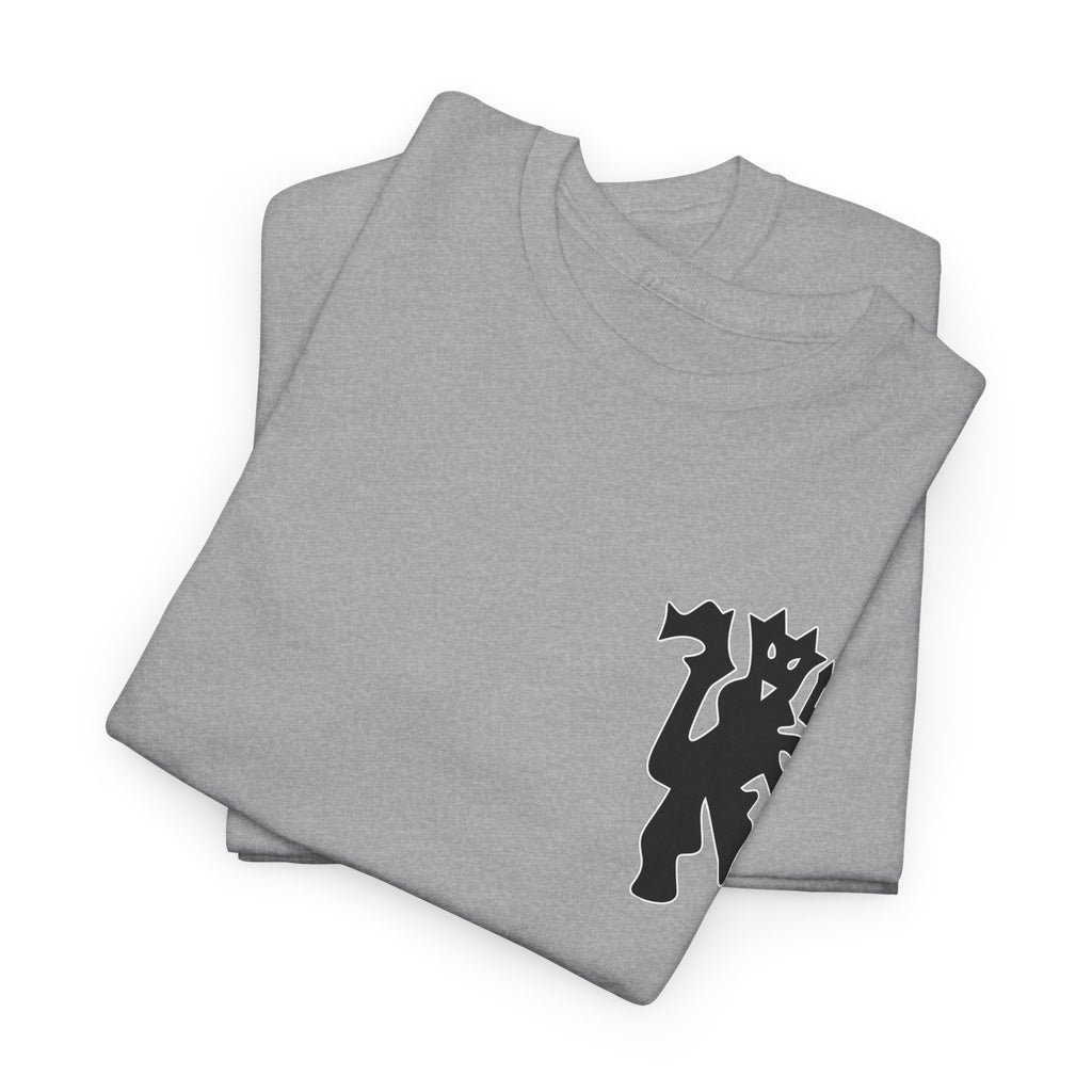 Manchester United Devil Cotton T-Shirt – Retro Trident Football Crest Tee