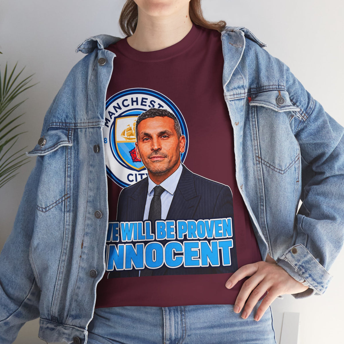 Manchester City “We Will Be Proven Innocent” Fan Cotton T-Shirt