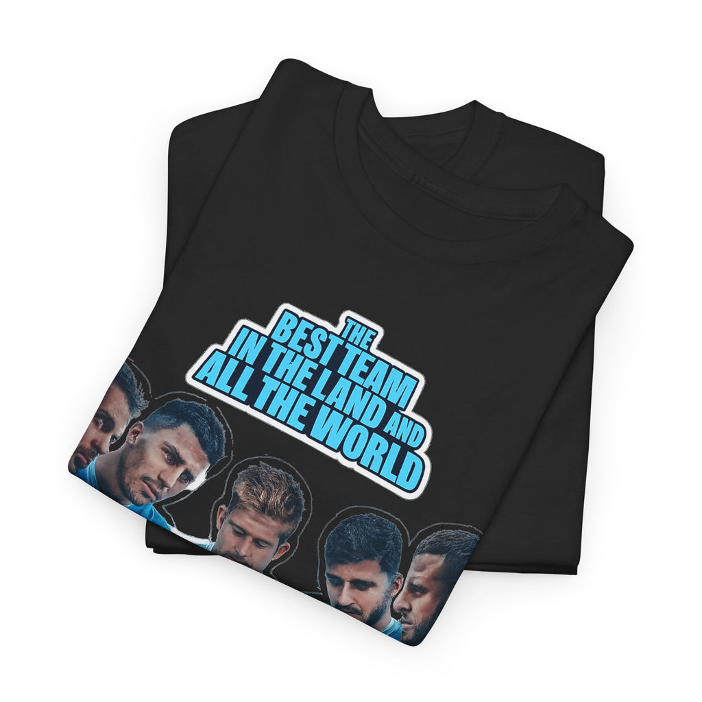 Manchester City — "Best Team in the Land and All the World" Cotton T-Shirt
