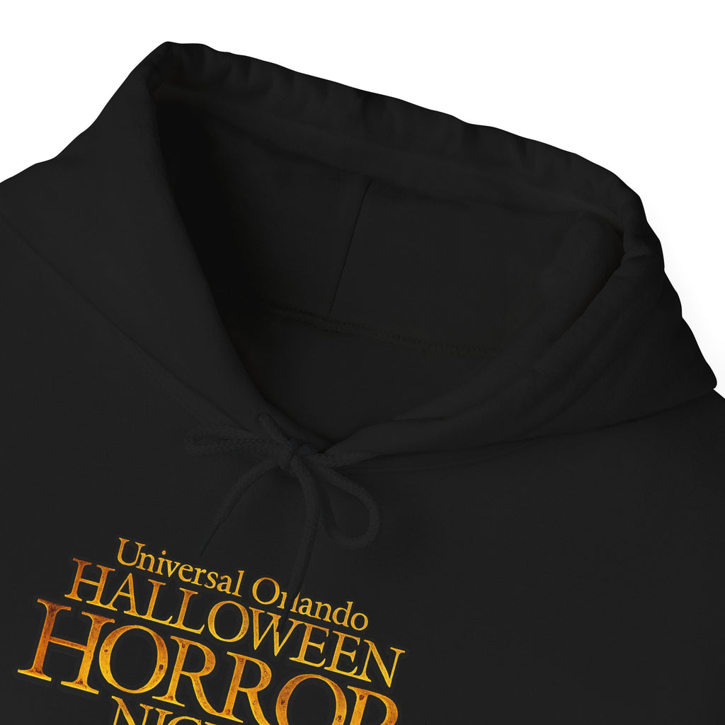 Hoodie — 'Halloween Horror Nights 35' Retro Theme Park Logo Pullover