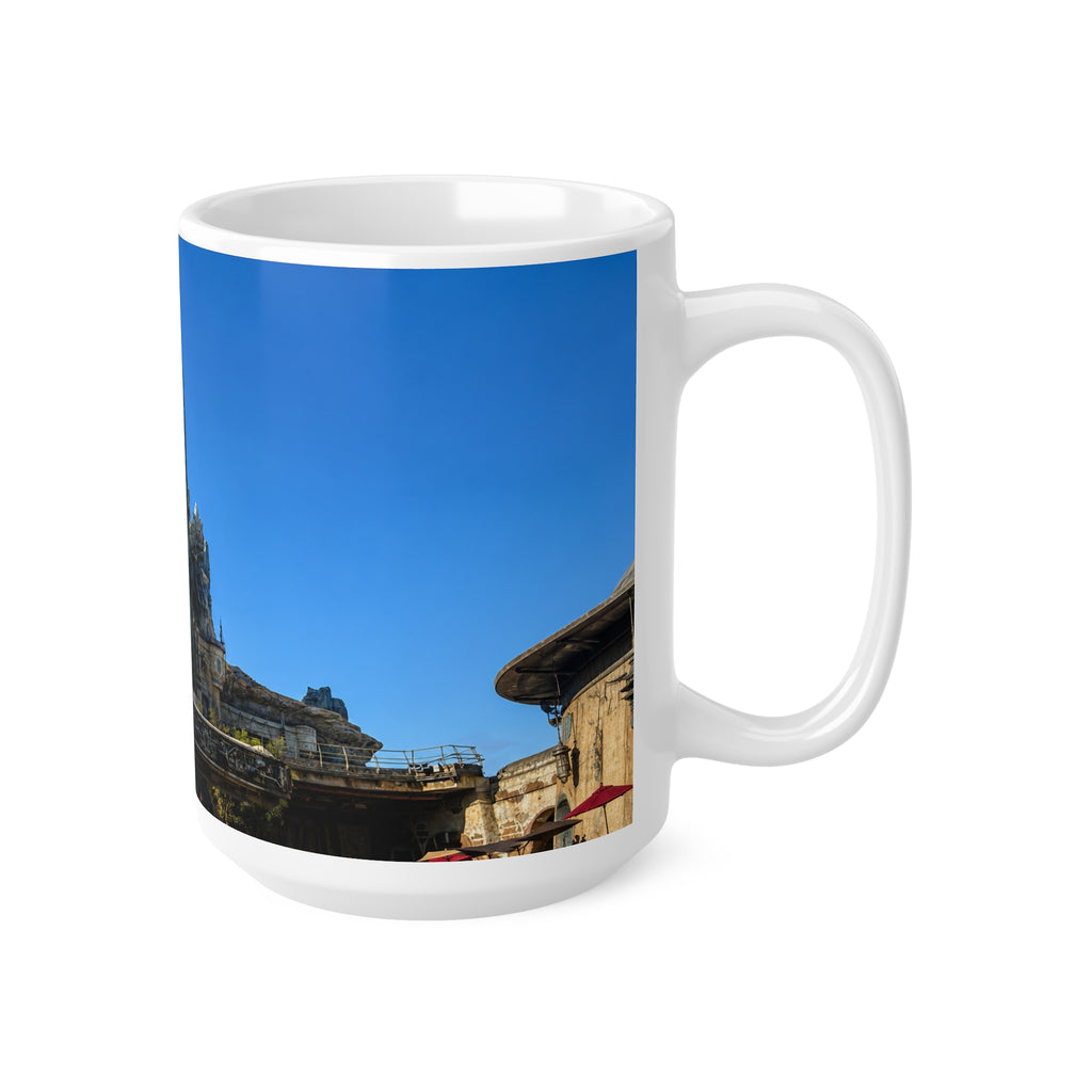 Galaxy's Edge Falcon Scene Ceramic Coffee Mug — 11oz & 15oz
