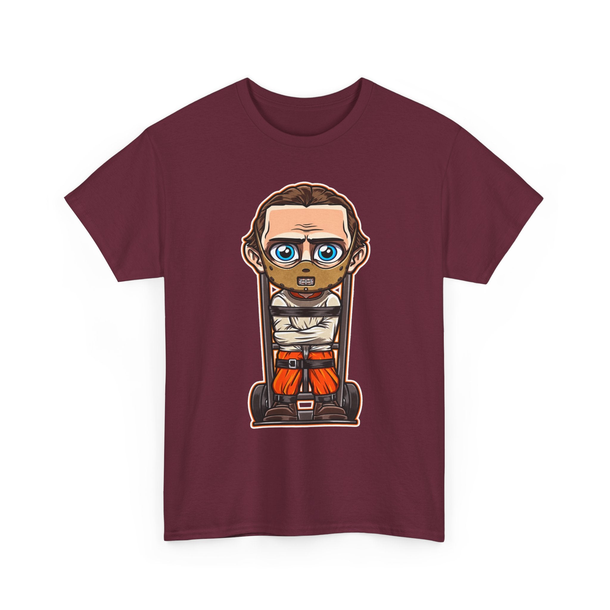 Chibi Prisoner Character Tee — Cute Cartoon Inmate Graphic T-Shirt