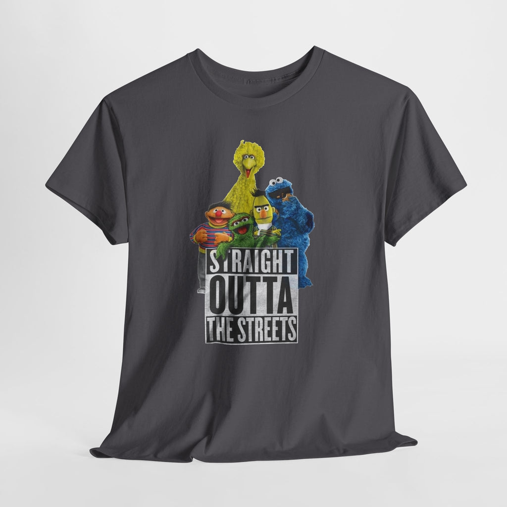 T-Shirt — "Straight Outta the Streets" Sesame Friends Graphic Tee
