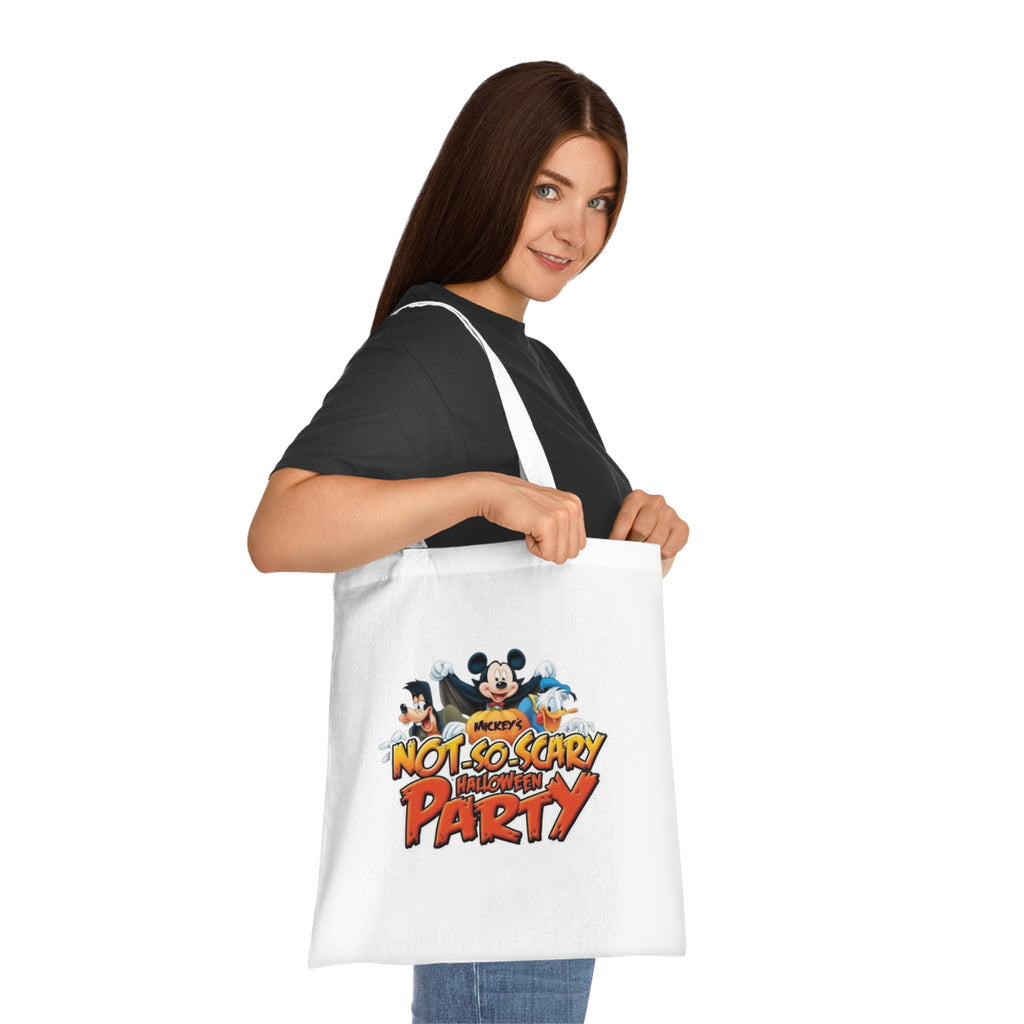Mickey "Not So Scary Halloween Party" Cotton Tote — Disney Trick-or-Treat Bag