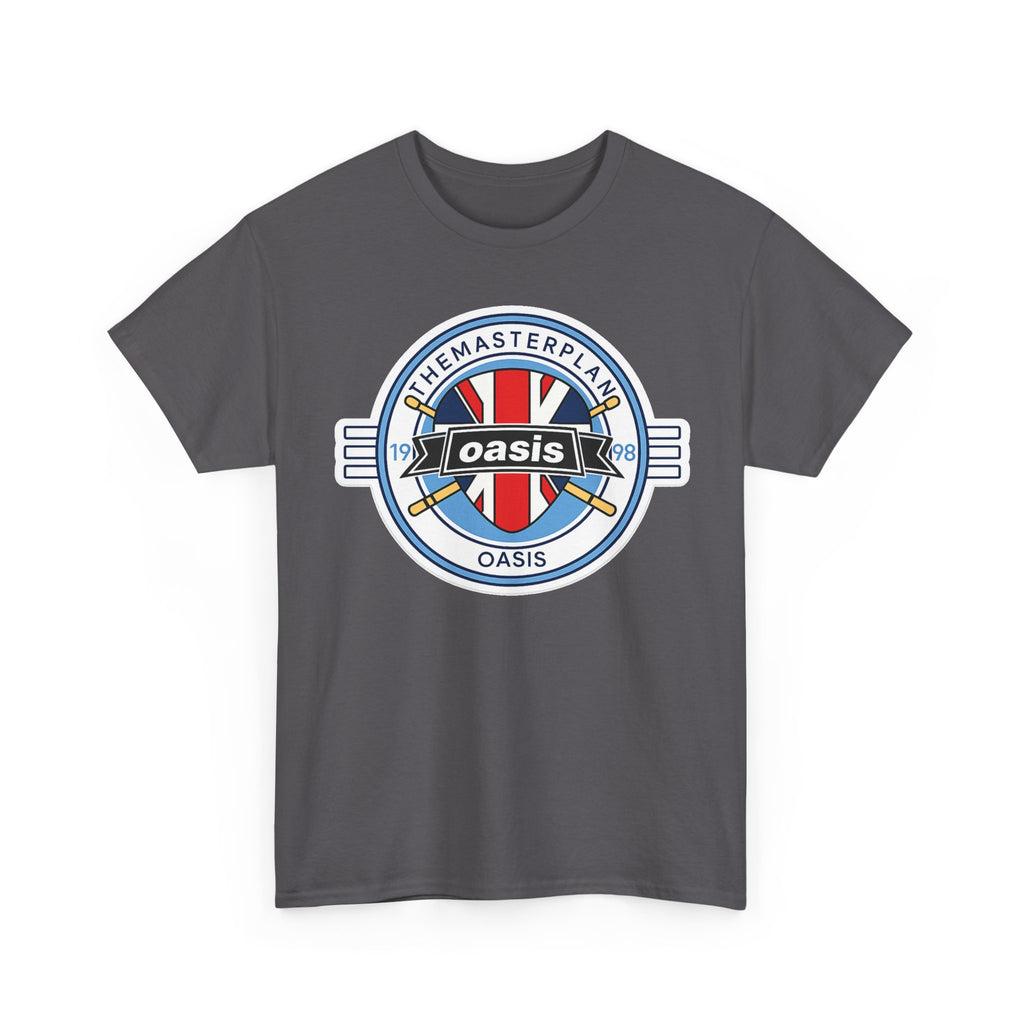 Oasis Union Jack Band Tee – Retro Rock Logo T-Shirt