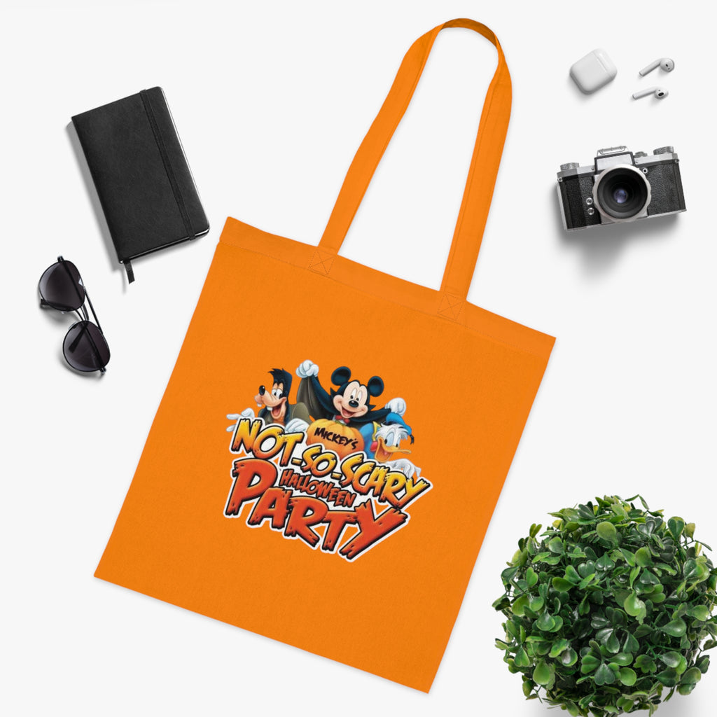 Mickey "Not So Scary Halloween Party" Cotton Tote — Disney Trick-or-Treat Bag