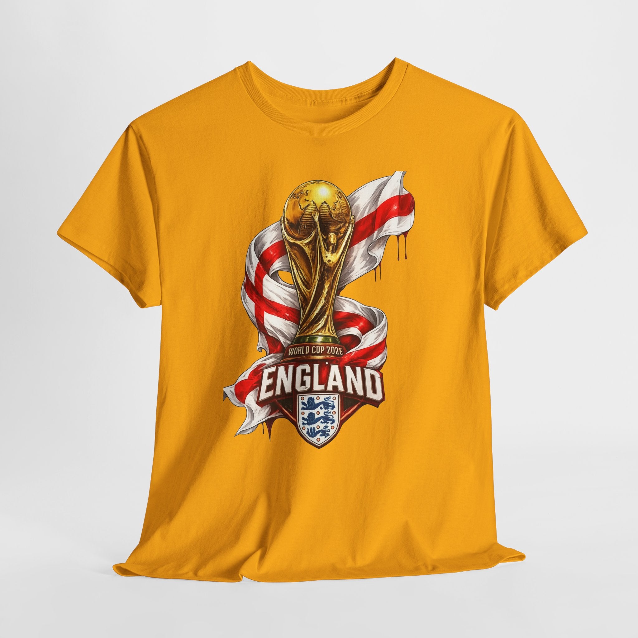 England World Cup Trophy T‑Shirt — St George's Cross Football Fan Tee