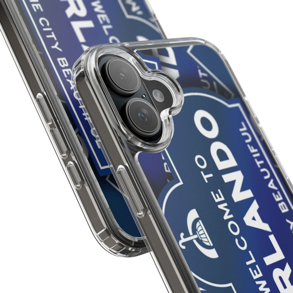 Orlando Clear Phone Case — "Welcome to Orlando" City Sign Design