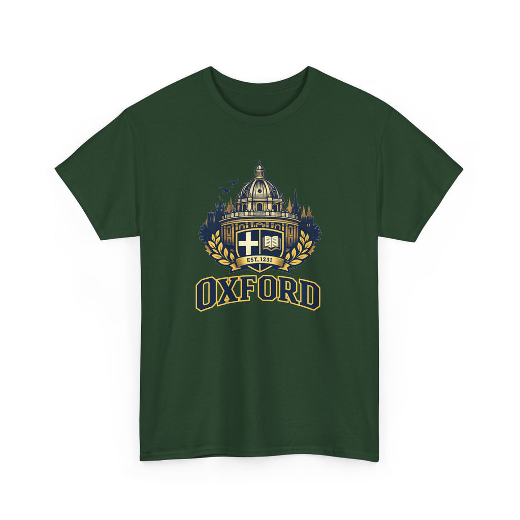 Oxford Crest T-Shirt — Vintage University Graphic Tee