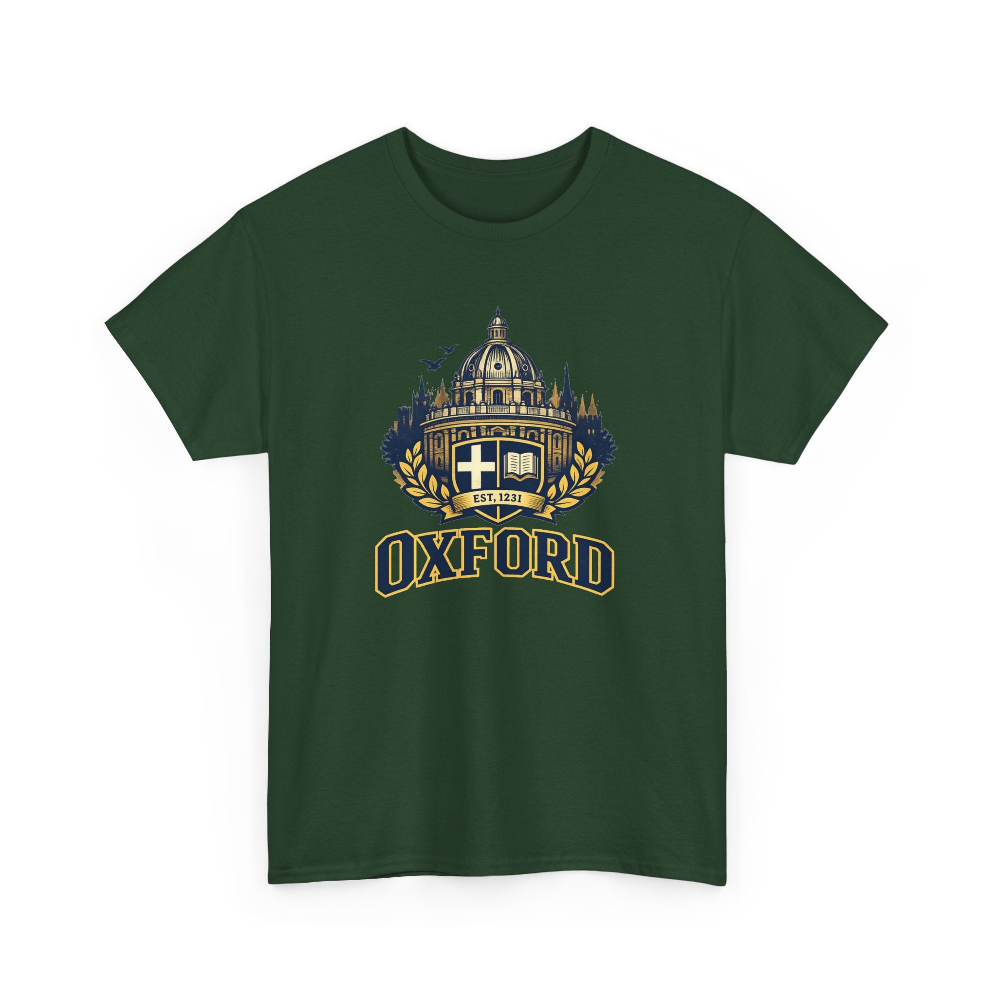 Oxford Crest T-Shirt — Vintage University Graphic Tee