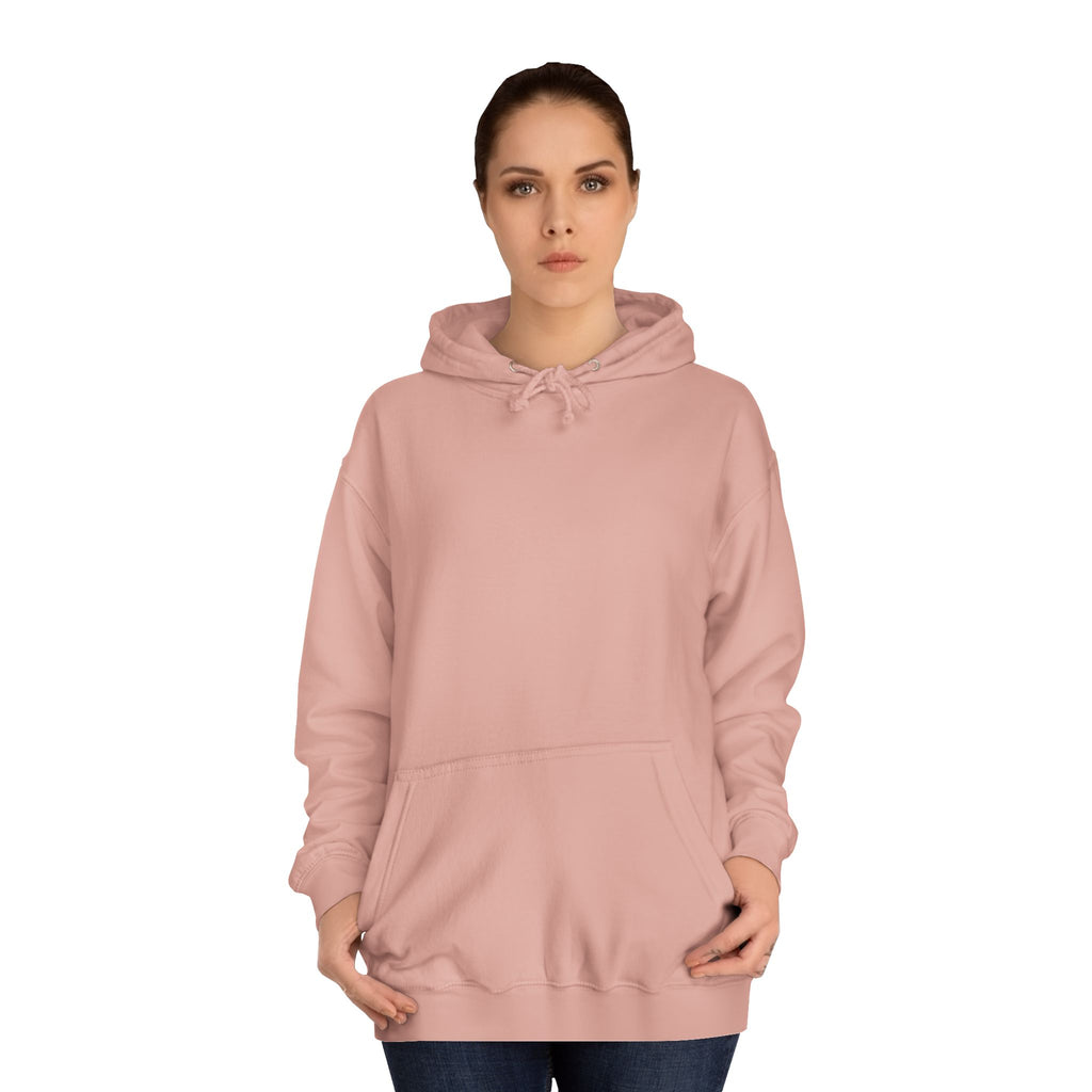 College Hoodie — Funny Grinch Quote "I Never Wish Death..." Graphic Hoodie