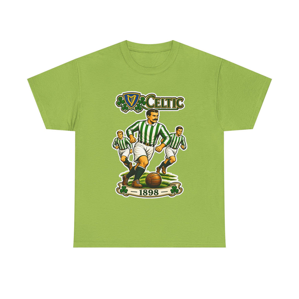 Celtic Football Retro Players Tee — 1898 Vintage Soccer Shirt