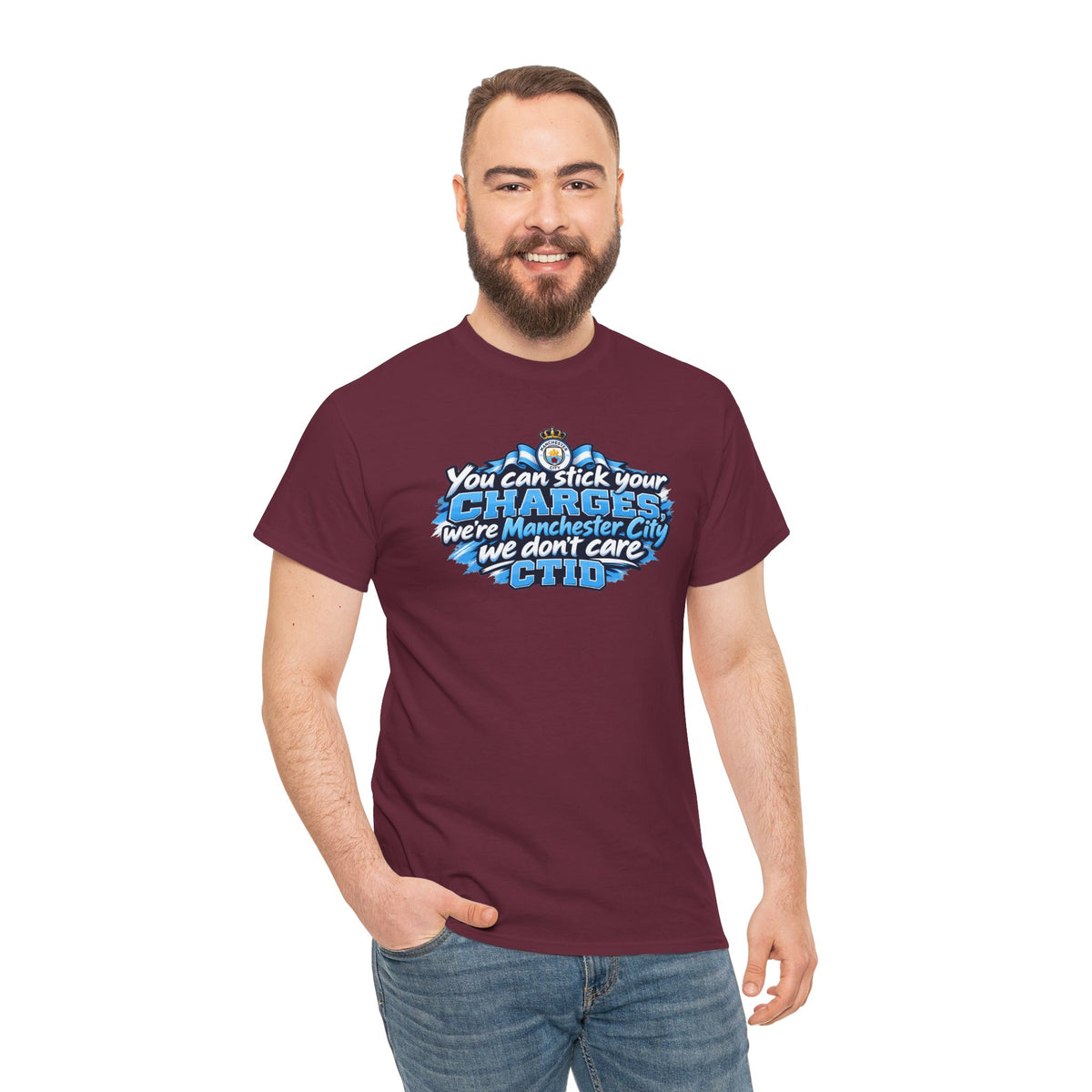 Manchester City Fan T‑Shirt — "You Can Stick Your Charges" CTID Football Tee
