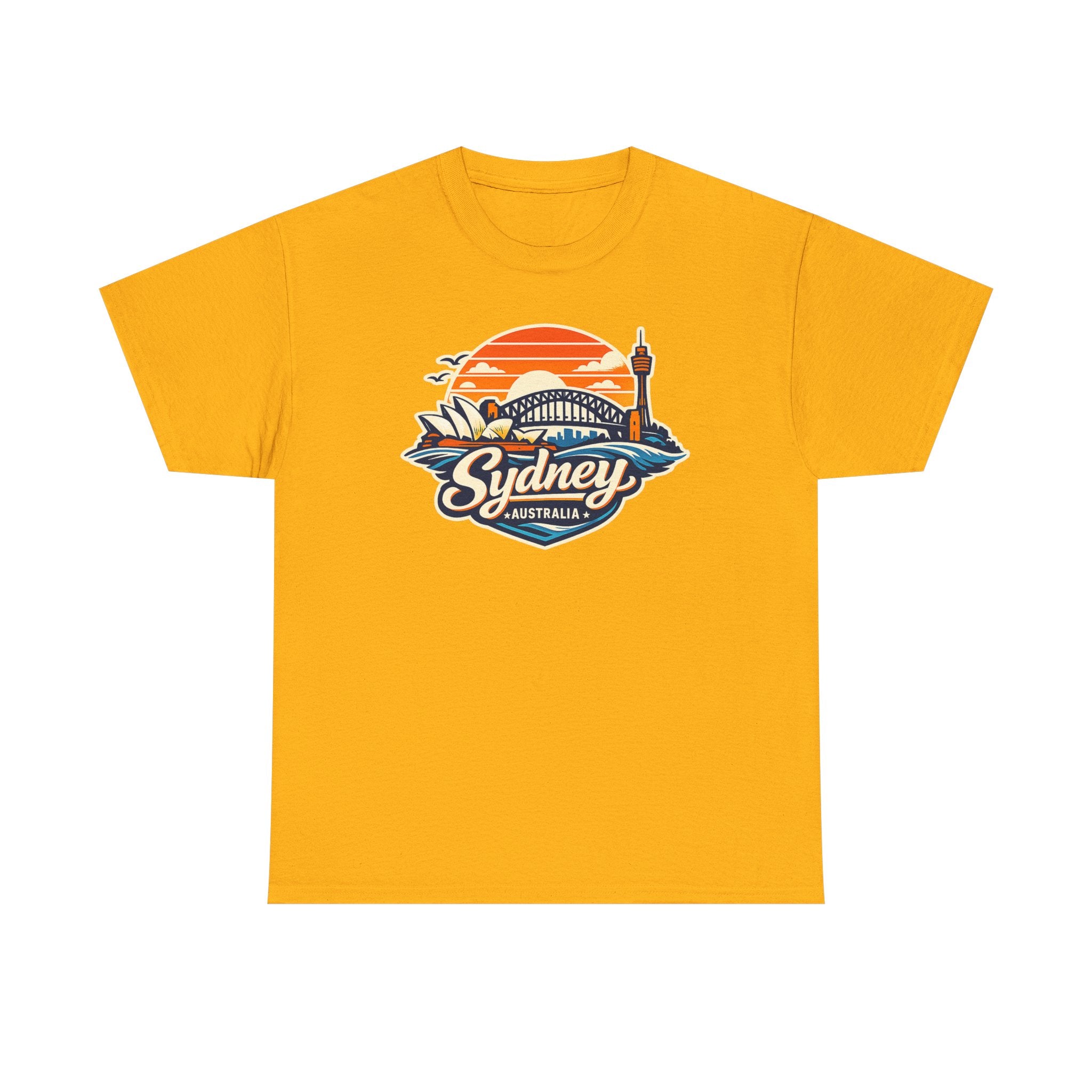 Sydney Australia Sunset Tee — Vintage Coastal Travel T‑Shirt
