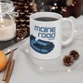 Manchester City Maine Road Stadium Mug — Retro Blue Soccer Stadium Ceramic Coffee Cup (11oz & 15oz)