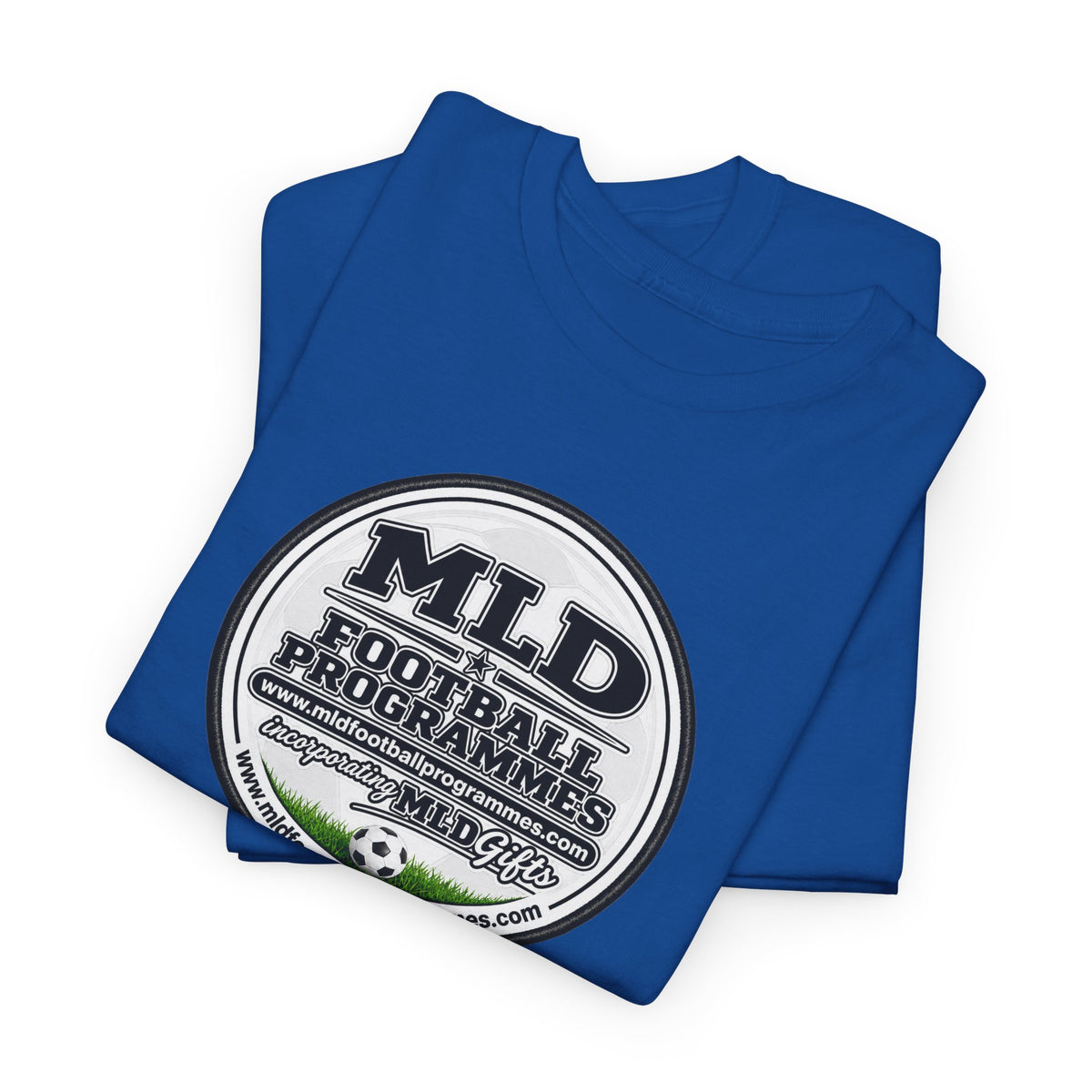 MLD Football Programmes Vintage Logo Cotton T-Shirt
