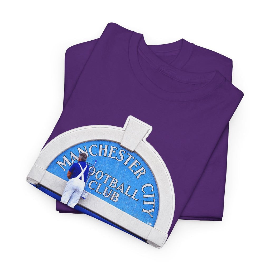 Manchester City Maine Road Inspired Cotton T-Shirt