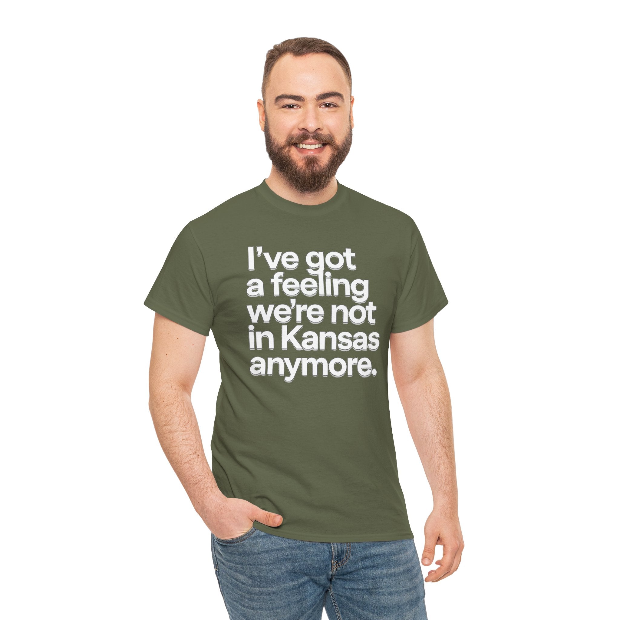 Wizard of Oz Quote T-Shirt — "I’ve Got a Feeling We’re Not in Kansas Anymore"