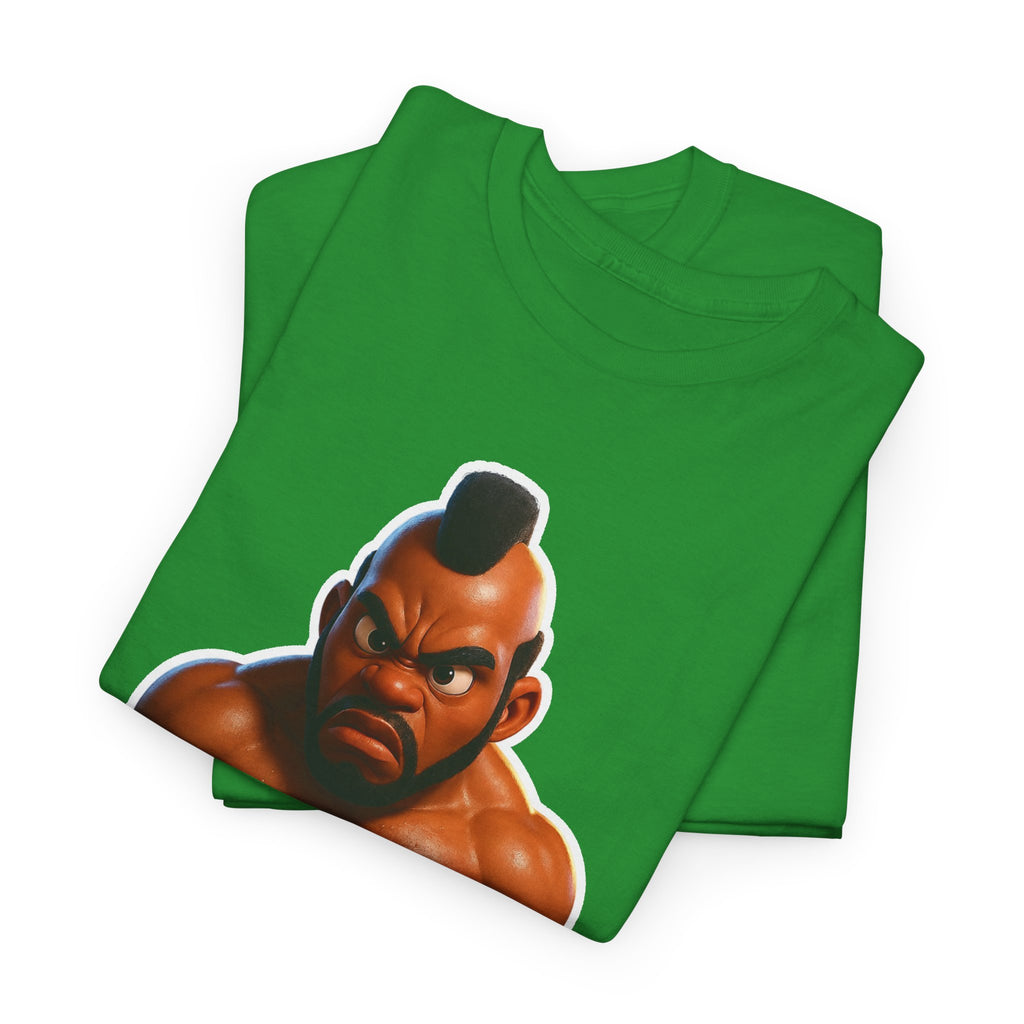 MR T Clubber Lang Boxer Character Tee — Tough Guy Cartoon Boxing T-Shirt