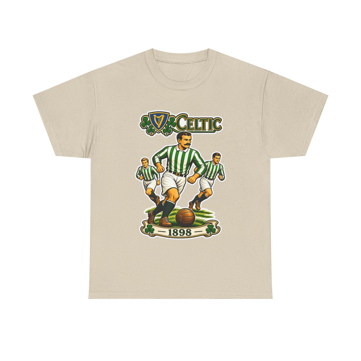 Celtic Football Retro Players Tee — 1898 Vintage Soccer Shirt