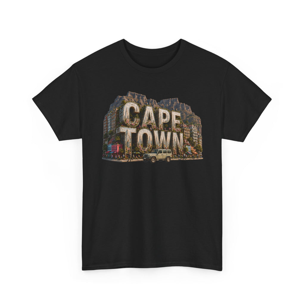 Cape Town Vintage Photo Tee — South Africa Travel Souvenir T-Shirt