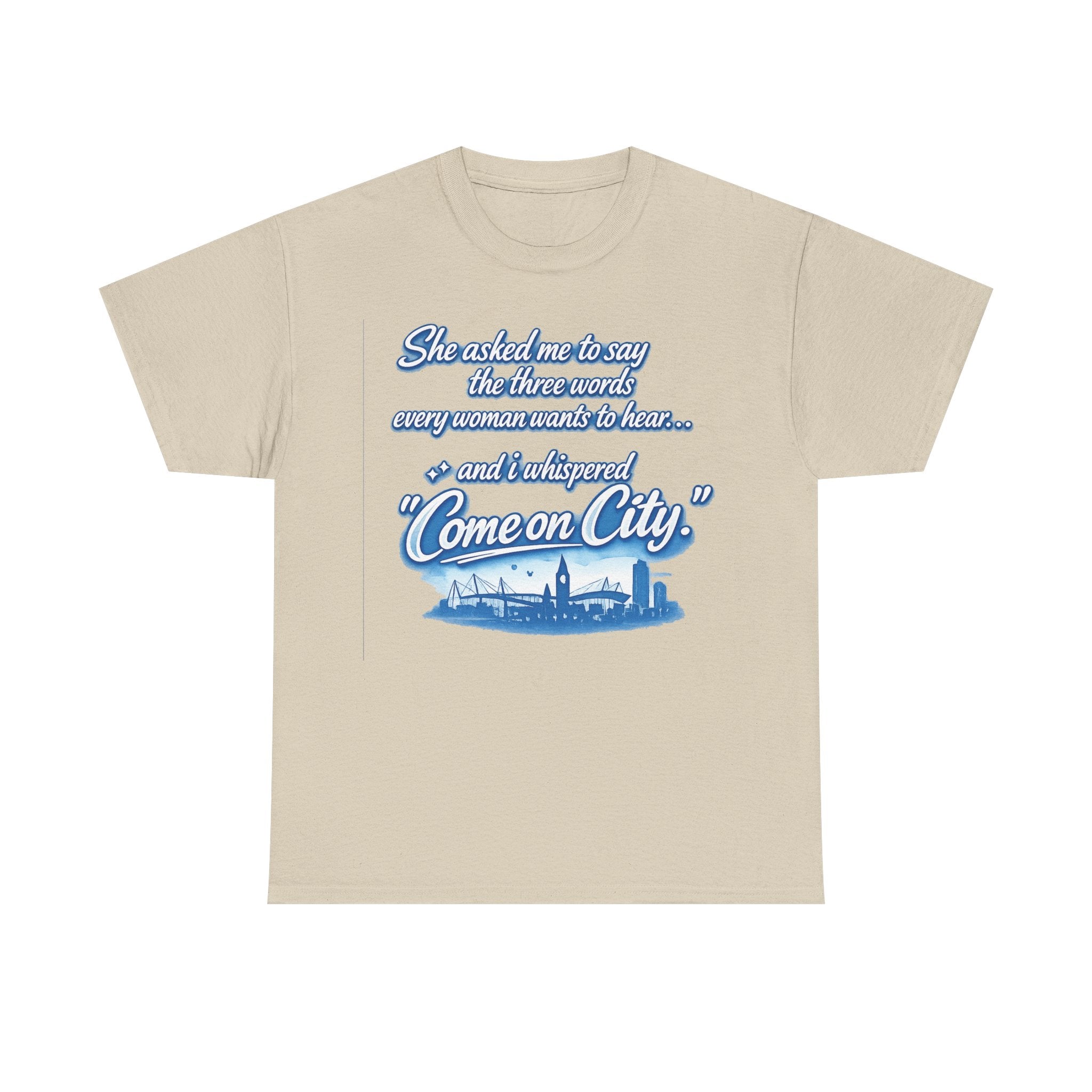 Come on City Skyline Tee — Retro Script Urban Pride T‑Shirt