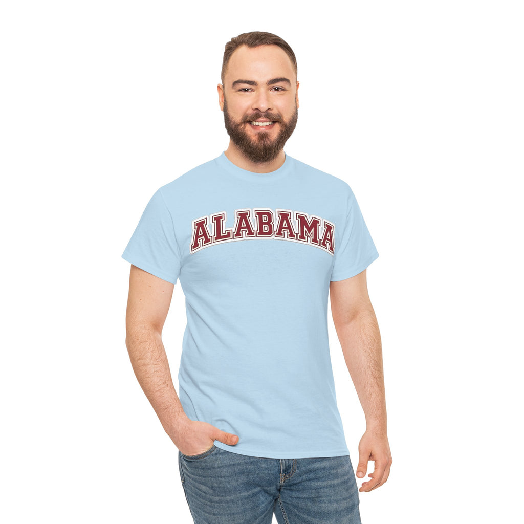 Alabama Arch Logo Tee – Crimson College Pride T‑Shirt