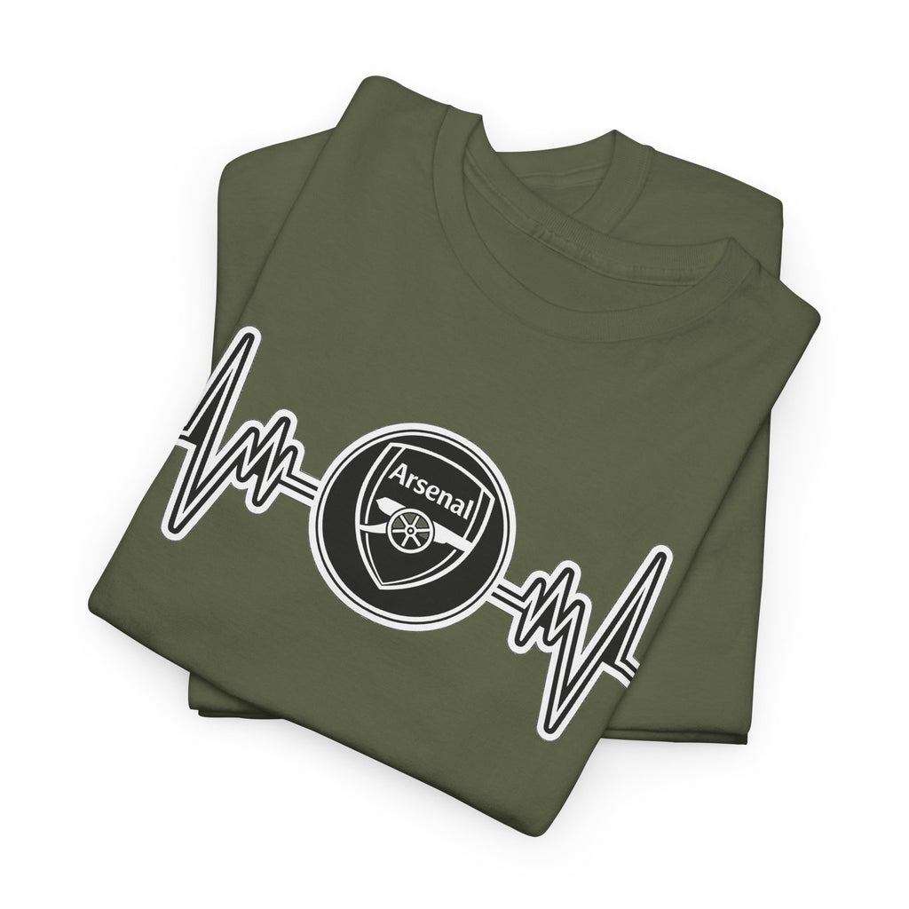 Arsenal Heartbeat T-Shirt — Premier League Fans’ Cotton Tee