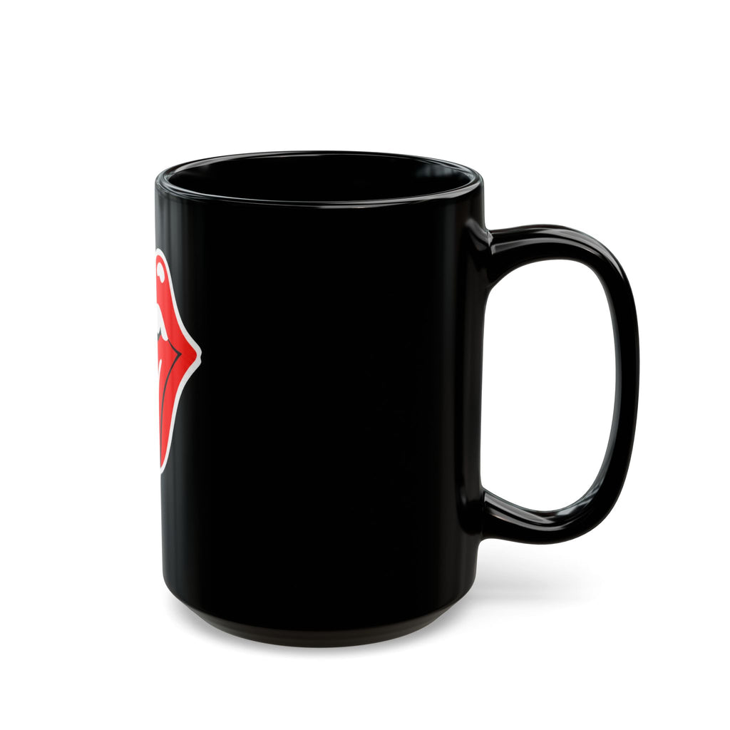 Rock Band Tongue Black Coffee Mug (11oz/15oz)