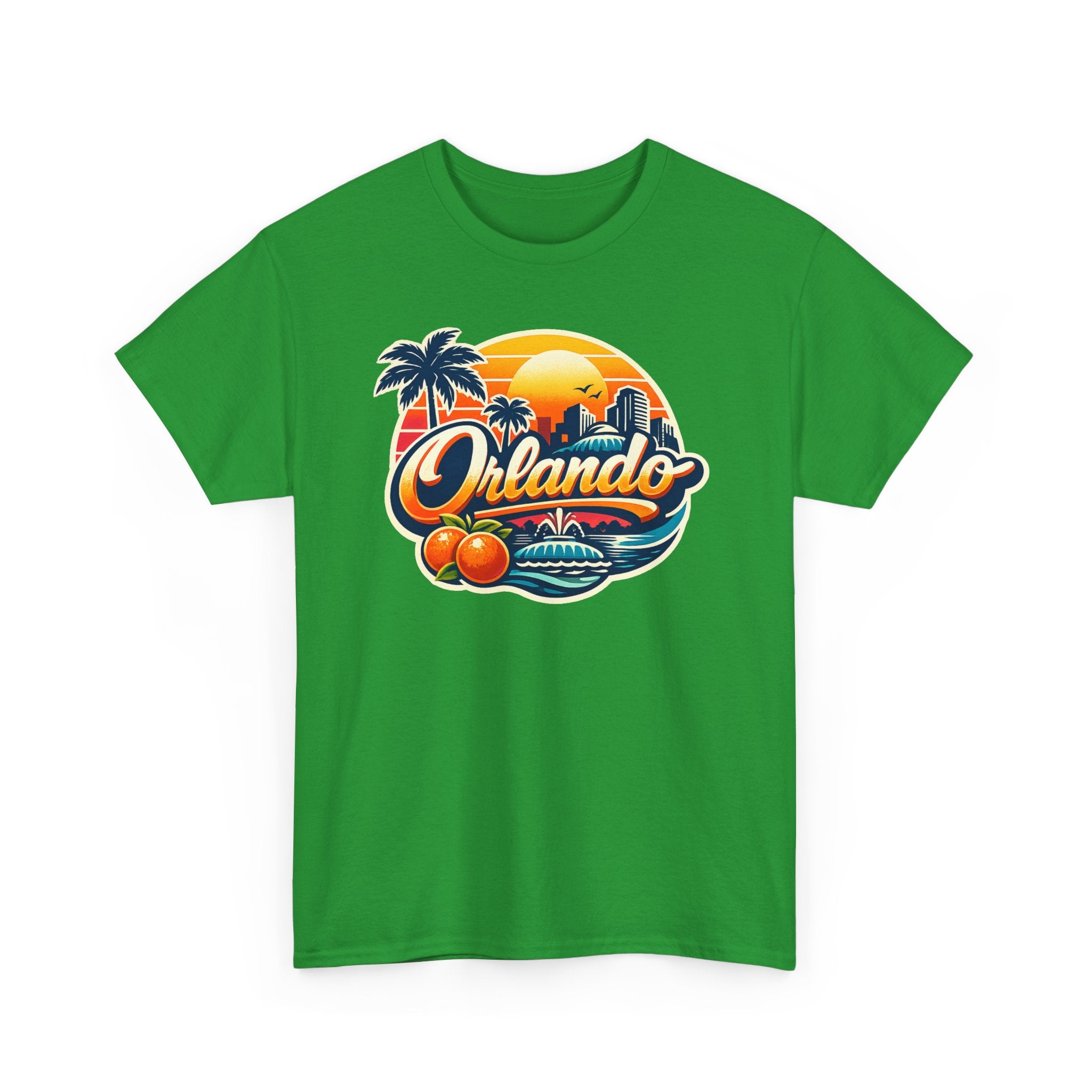 Orlando Retro Sunset T-Shirt — Vintage Florida Vacation Tee