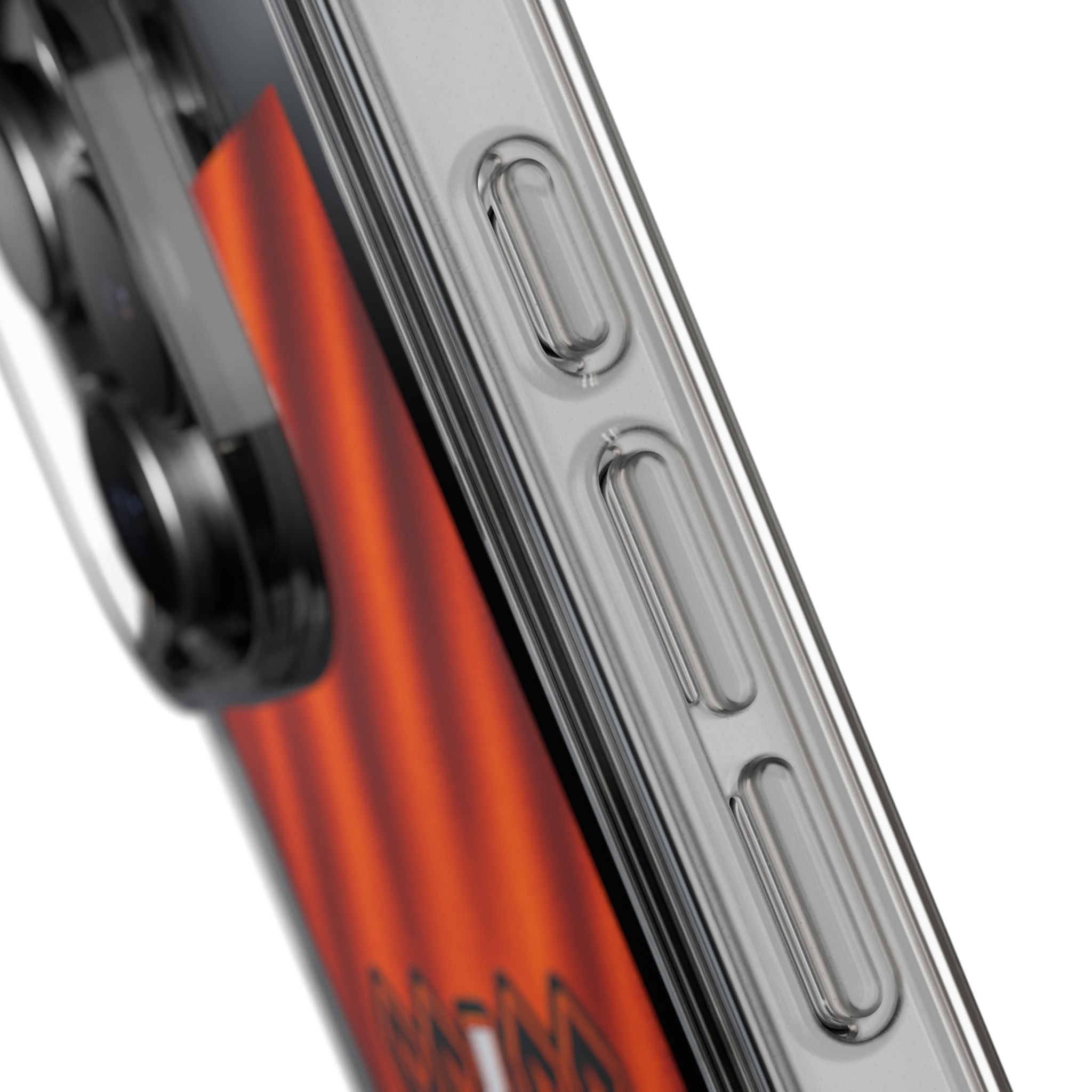 Salford CIty Inspired Phone Case — 'SCFC Back in Orange' Clear Protective Cover