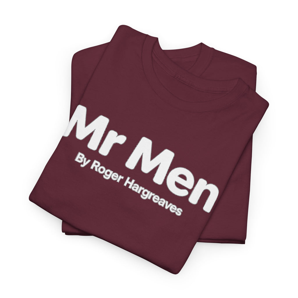 Mr Men T-Shirt – Retro 'Mr Men by Roger Hargreaves' Logo Tee