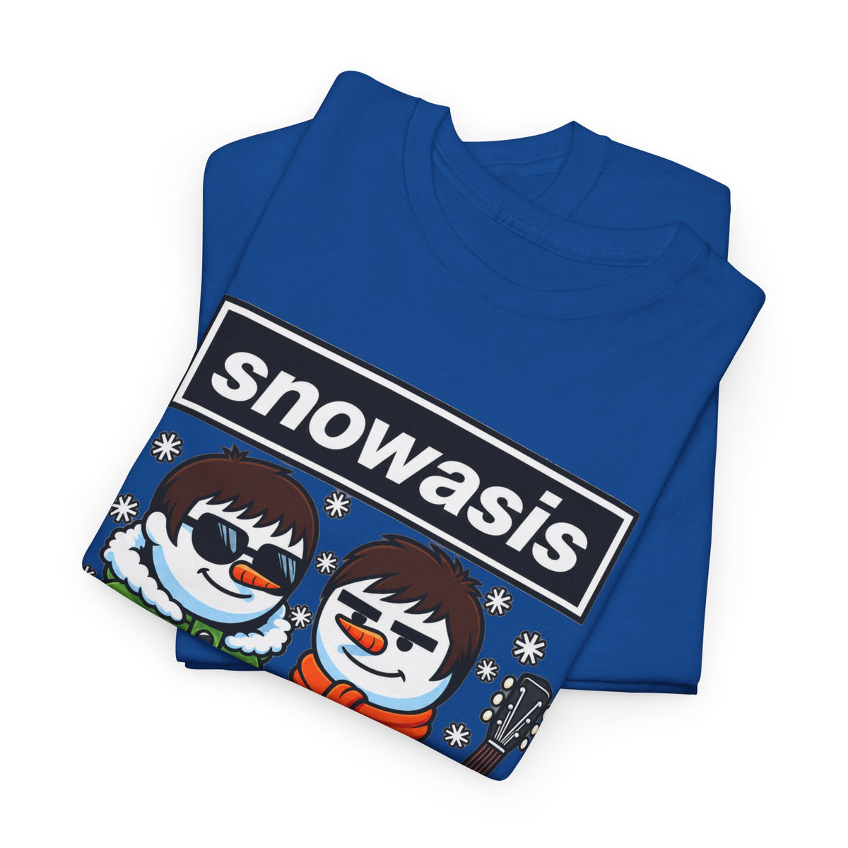 Snowasis ‘Some Might Sleigh’ Christmas Snowman #Oasis Inspired Cotton T-Shirt / Tee
