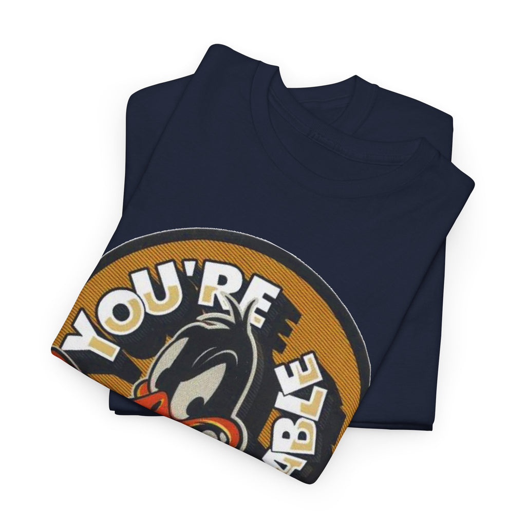 Vintage Daffy Duck Graphic Tee — “You're Despicable” Retro Cartoon Shirt