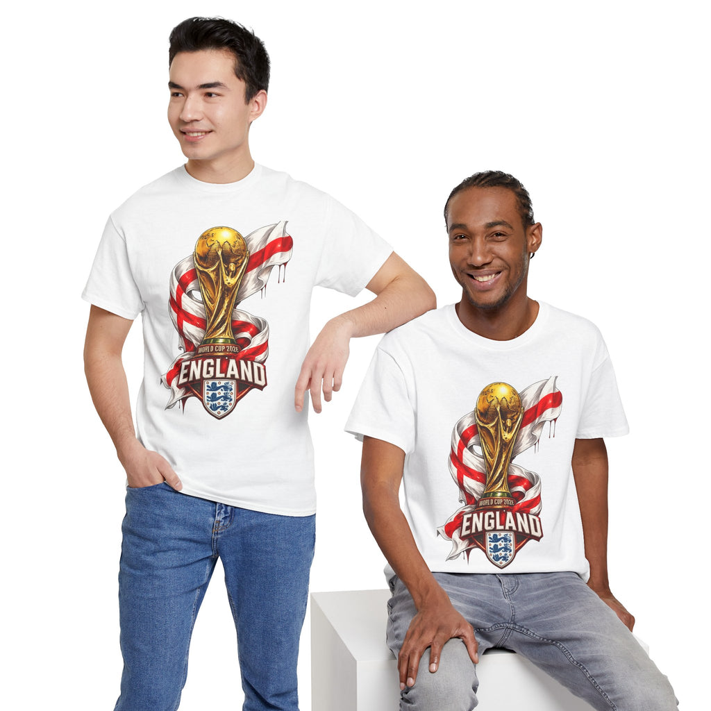 England World Cup Trophy T‑Shirt — St George's Cross Football Fan Tee