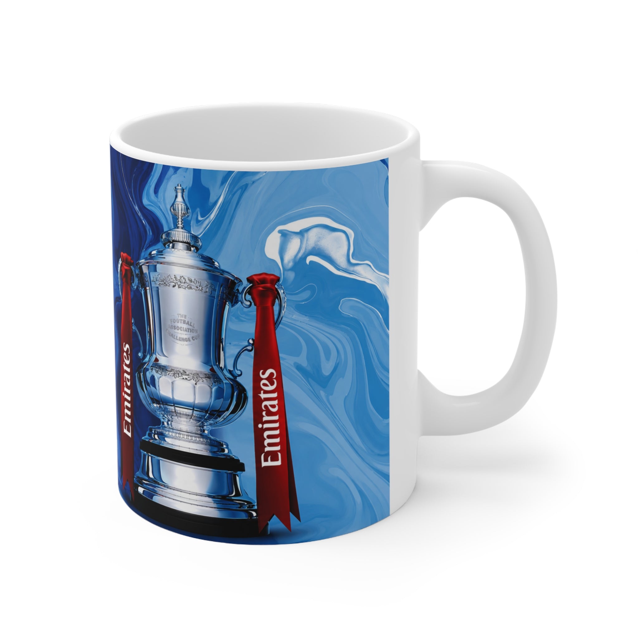 2026 FA Cup Final Programme Cover Inspired Ceramic Mug – Chelsea vs Manchester City 11oz/15oz